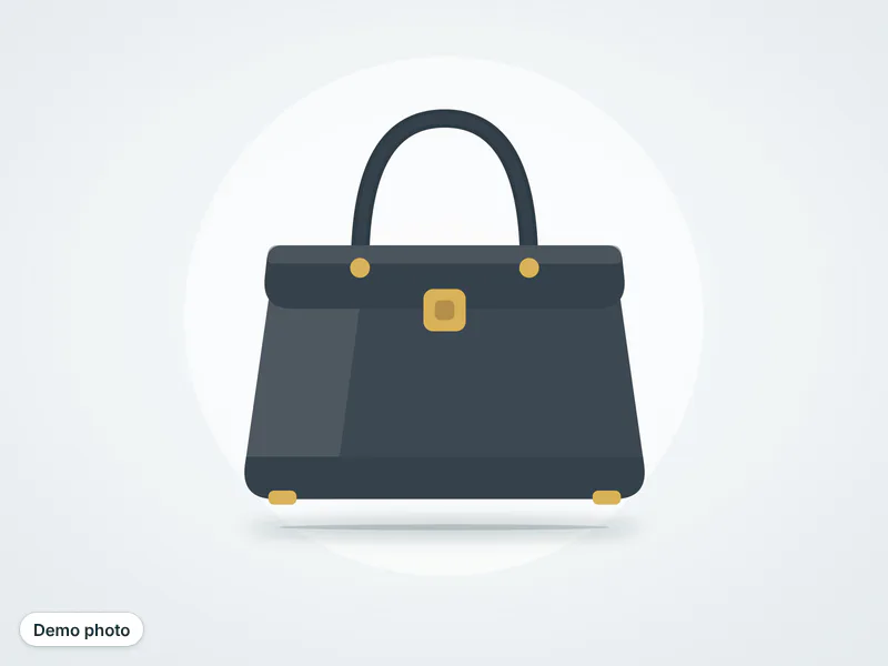 Tan handbag, faux leather — photo 3