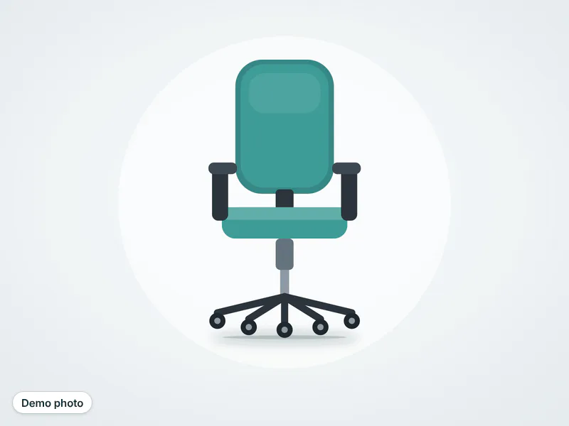 Office chairs, lot of 4 — تصویر 2