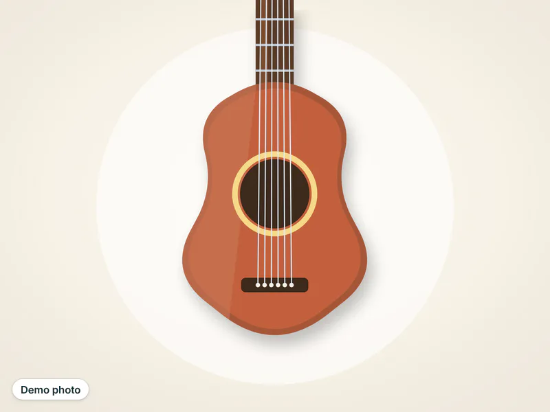 Acoustic guitar, 6 string — photo 2
