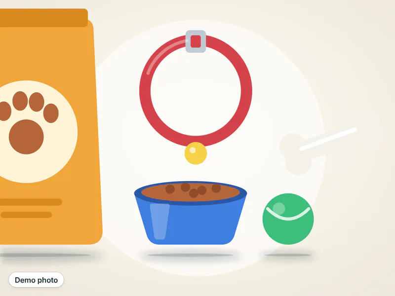 Pet food and accessories bundle — photo 2