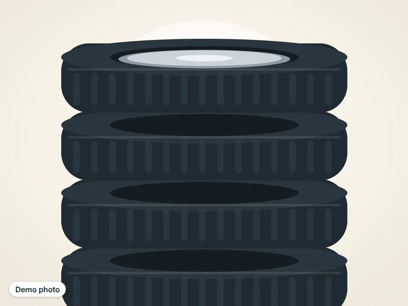 195/65 R15 tyres, set of 4, 60% tread — تصویر 3