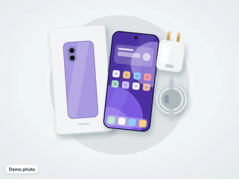 Vivo V29 12/256 purple, complete box — تصویر 4