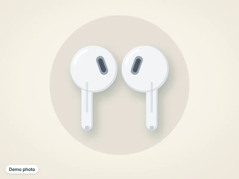 Wireless earbuds with charging case — تصویر 3
