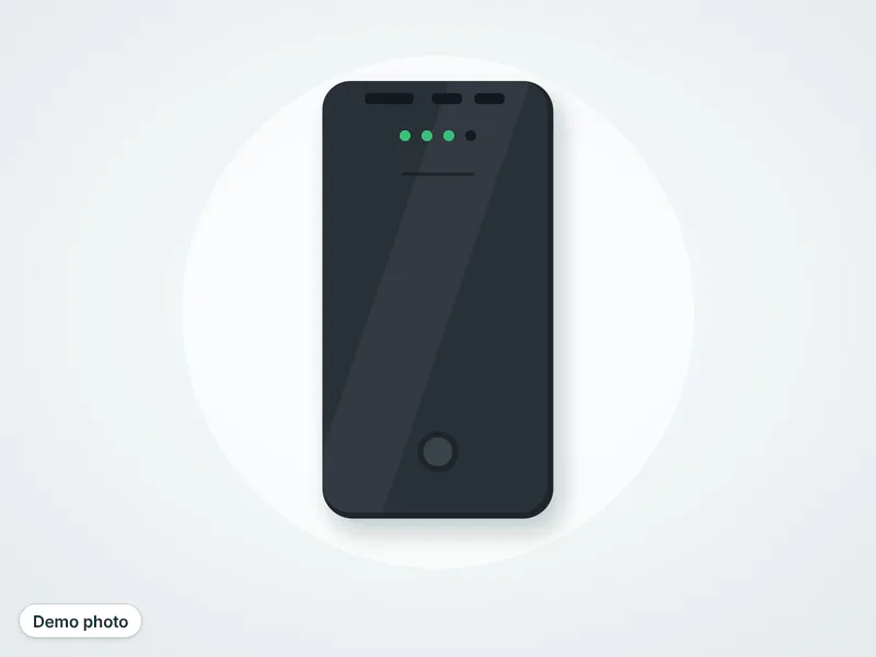 10000 mAh power bank, fast charging — تصویر 2
