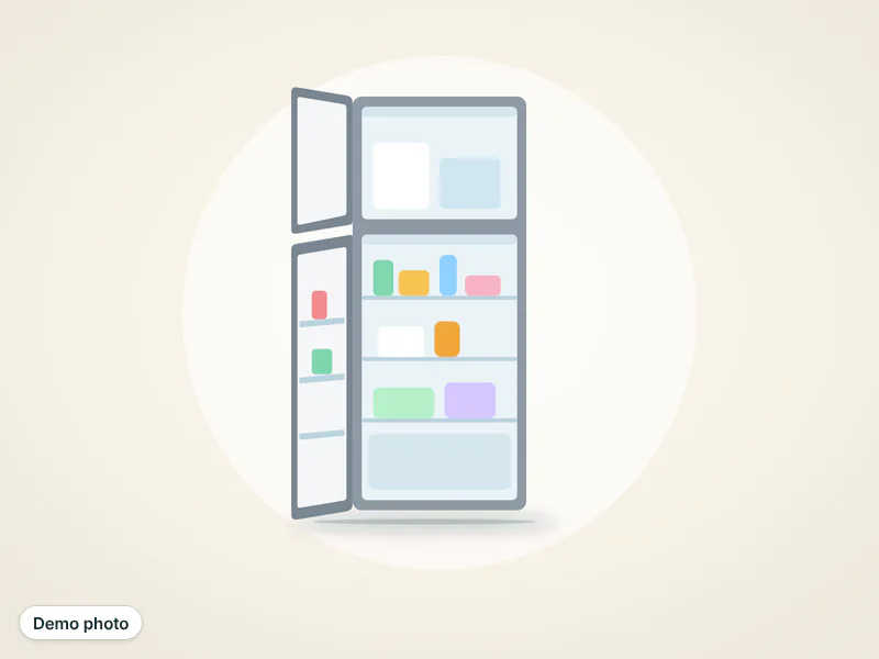 Haier refrigerator grey, top freezer — تصویر 2