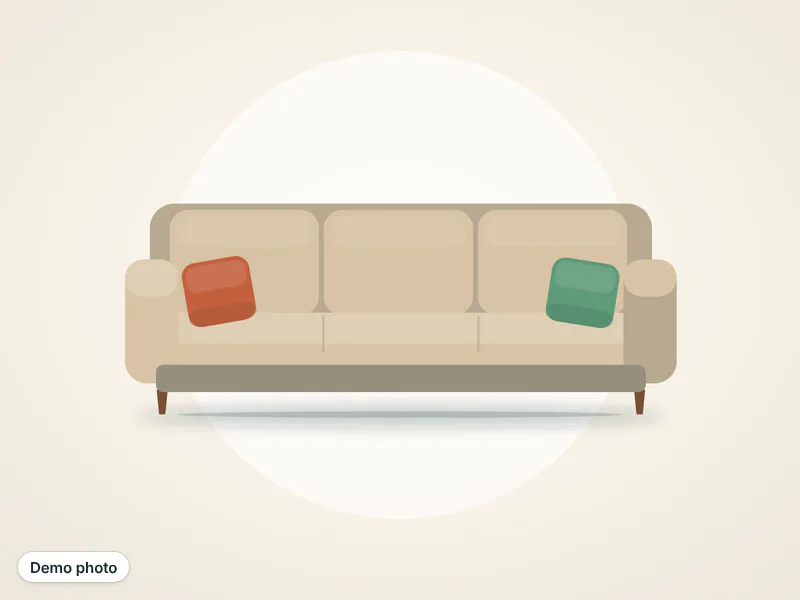 5 seater sofa set with centre table — photo 2